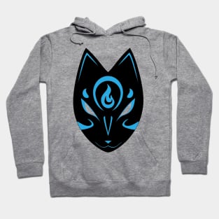 Cold Fire Fox mask Hoodie